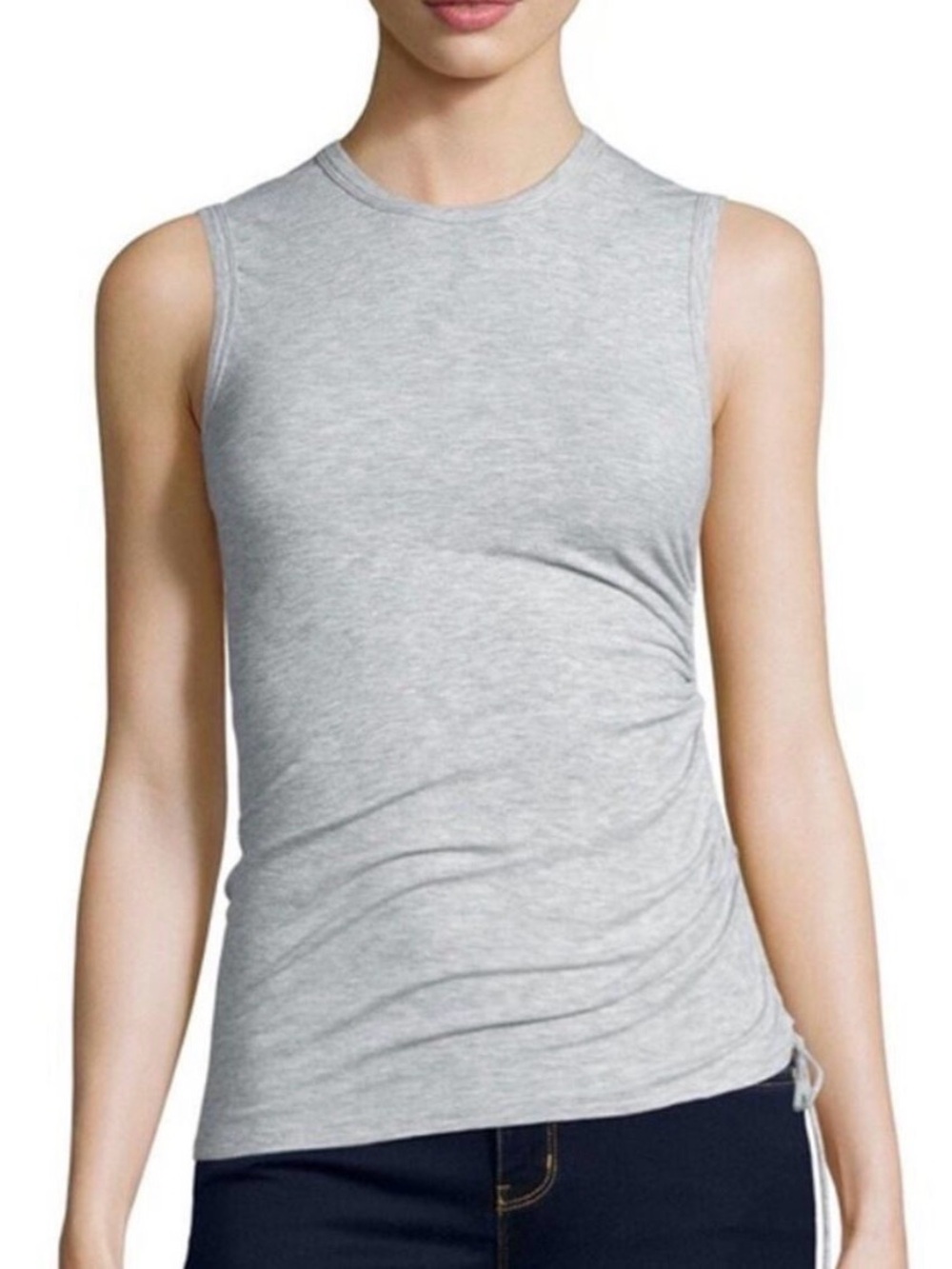 $115 MSRP Theory Rimaeya Tie Side Cinched Tank Top